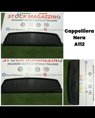 Cappelliera nera Autobianchi a112 nuova