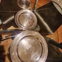 Splendido servizio sottopiatti 36 pezzi in argento
