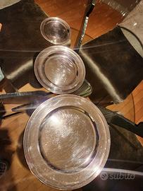 Splendido servizio sottopiatti 36 pezzi in argento