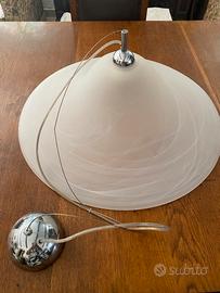 Lampadario in vetro finissimo