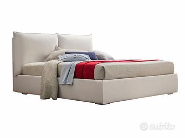 letto matrimoniale, Doppelbett beige