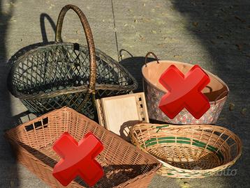 Cesti in vimini - ideali per cesti natalizi