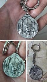 Portachiavi medaglia Papa Wojtyla  Giubileo 2000