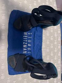 Sandalo camoscio blu  Stuart weitzman