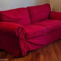 Divano EKTORP Ikea colore rosso