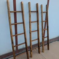 🪵 Scala decorativa in legno massello 