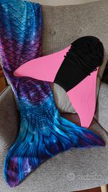 Coda da sirena monopinna per bambina