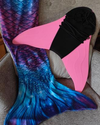 Coda da sirena monopinna per bambina