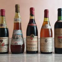 Lotto di 16 Bottiglie di Vino Straniere Vintage
