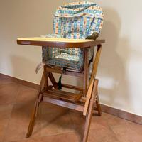 Seggiolone pappa in legno