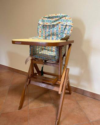 Seggiolone pappa in legno