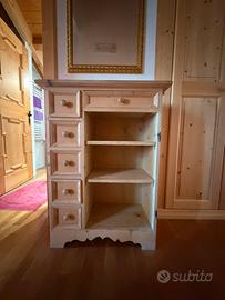 Mobile legno grezzo  da ingresso o dispensa
