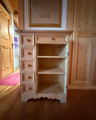 Mobile legno grezzo  da ingresso o dispensa