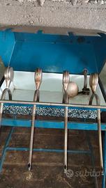 Riempitrice in acciaio a 4 becchi