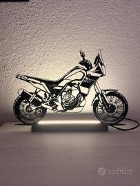 Silhouette lampada LED Yamaha tenere 700