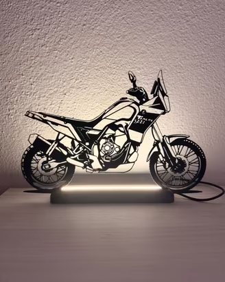 Silhouette lampada LED Yamaha tenere 700