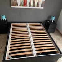Letto matrimoniale Ikea con rete a doghe