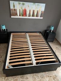 Letto matrimoniale Ikea con rete a doghe