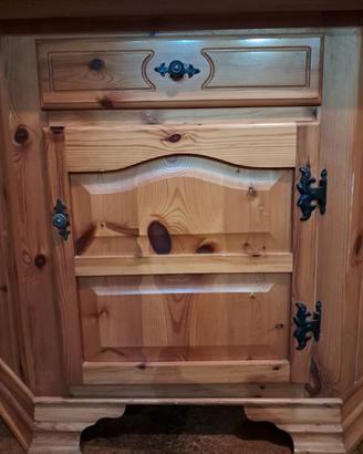 giro panca+angolare in legno di pino