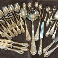 SERVIZIO DI POSATE ARGENTO 1000