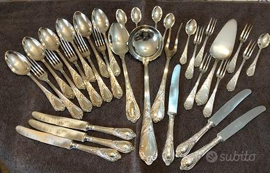 SERVIZIO DI POSATE ARGENTO 1000