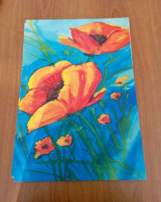 Tra i fiori.