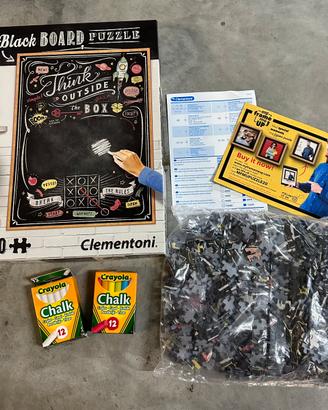 Blackboard puzzle lavagna scrivibile 1000 pezzi