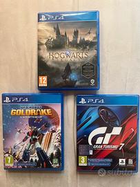 Gran Turismo 7 + Goldrake + Hogwarts PS4