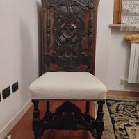 Sedia italiana fine XIX secolo – Stile Neo-Rinasci