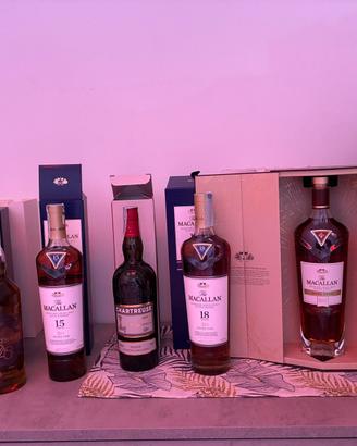 Bottiglie Collezione Macallan Chartreuse Whisky