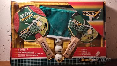 Gioco Set da ping pong anni 90 completo 