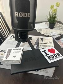 Microfono RODE NT-USB Nuovo di zecca.