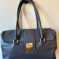 Borsa da spalla pelle grigia TOD’S