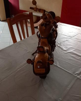 moto in legno