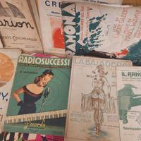 Spartiti musicali anni 1910- 1950