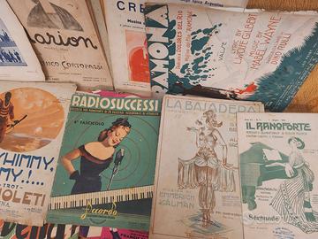 Spartiti musicali anni 1910- 1950