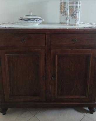CREDENZA NOCE ARTE POVERA