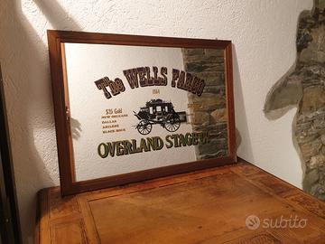 N. 2 Quadro specchio The Wells Fargo e The General