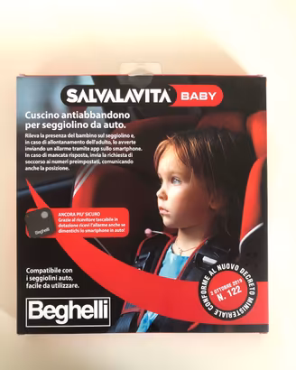 Cuscino anti-abbandono auto Baby Beghelli
