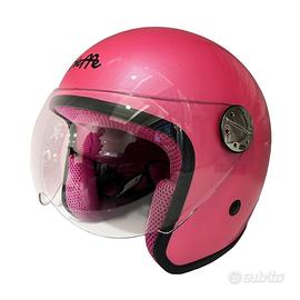 CASCO DIEFFE BAMBINA ROSA PERLATO