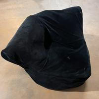 Poltrona ikea gonfiabile pouf nero velluto