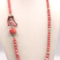 Collana Corallo aranciato