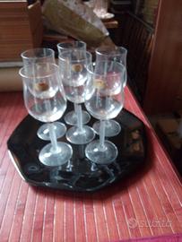 Bicchieri calici in cristallo