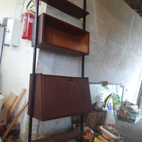 Libreria / mobile bar teak anno 60 design