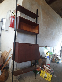 Libreria / mobile bar teak anno 60 design