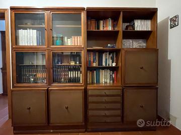 Libreria vetrina modulare anni 70’