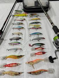 Attrezzatura da spinning/eging