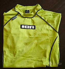 Ion Men S Rashguard Fitted Top SS Green 