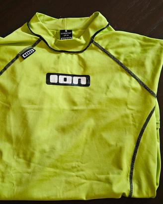 Ion Men S Rashguard Fitted Top SS Green 
