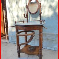 Toilette in legno con pianale in marmo Epoca '800